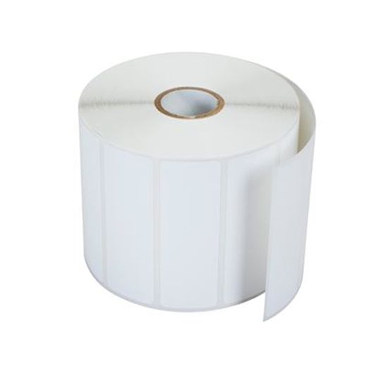 Brother DT Prem Paper Label (3" x 1") (4" OD) (1" Core) (1544 Labels/Roll) (12 Rolls/Case) 1