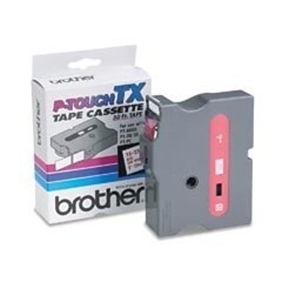 Brother 24mm (0.94") Red on White 1
