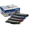 Brother Standard Yield Toner Cartridge 4-Pack (1 Ea. Black Cyan Magenta Yellow) (Bk 1400 Yield/Clr 1300 Yield) 1