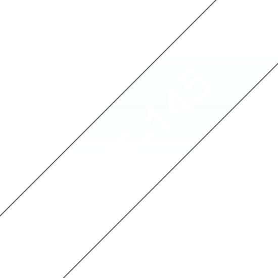 Brother 18mm (3/4") White on Clear Laminated Tape (8m/26.2') (1/Pkg) For use in TZ P-Touch: All TZ Machines Except PT-200 1100 1130 1300 1160 1170S 1180 1200 ST-1150 1