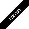 Brother 12mm (1/2") White on Black Laminated Tape (8m/26.2') (1/Pkg) For use in TZ P-Touch: All TZ Machines 1