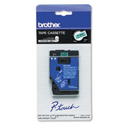 Brother 12mm (1/2") Black on Green Laminated Tape (7.7m/25.2') (1/Pkg) 1