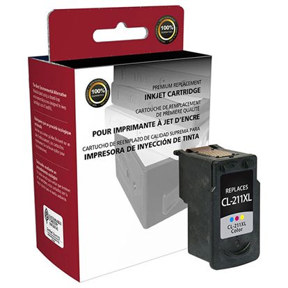 CIG Remanufactured High Yield Color Ink Cartridge (Alternative for Canon 2975B001 CL-211XL) (349 Yield) 1