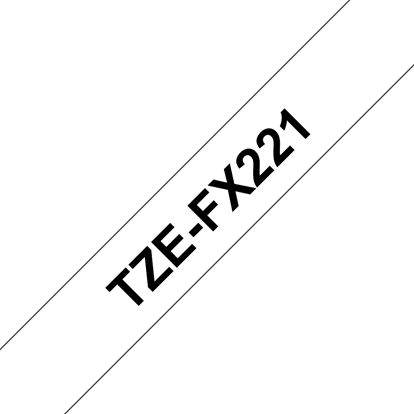 Brother Black Ink on White Flexible ID Label (0.35" x 26.2') 1