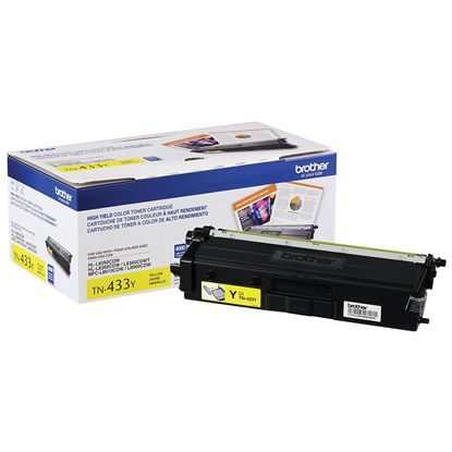 Brother High Yield Yellow Toner Cartridge (4000 Yield) 1