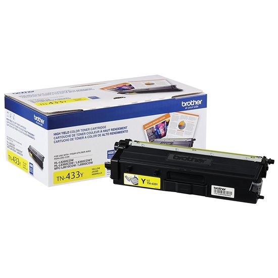 Brother High Yield Yellow Toner Cartridge (4000 Yield) 1