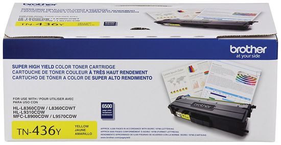 Brother Super High Yield Yellow Toner Cartridge (6500 Yield) 1