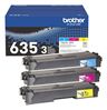 Brother 3-Pack Cyan Magenta and Yellow Toner Cartridges (1800 Yield) 1