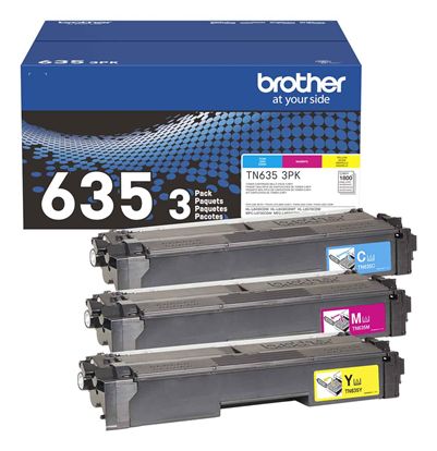 Brother 3-Pack Cyan Magenta and Yellow Toner Cartridges (1800 Yield) 1