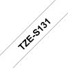 Brother 12mm (1/2") Black on Clear Extra Strength Super Adhesive Industrial Tape (8m/26.2') (1/Pkg) For use in TZ P-Touch: All TZ Machines 1