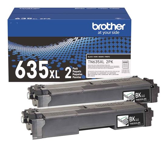 Brother Twin Pack High Yield Black Toner Cartridges (5500 Yield Each) 1