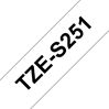 Brother 24mm (1") Black on White Extra Strength Super Adhesive Industrial Tape (8m/26.2') (1/Pkg) For PT-530 550 3600 9200DX 9200PC 9400 9500PC 9600 1
