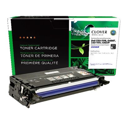 CIG Remanufactured High Yield Black Toner Cartridge (Alternative for Dell 330-1198 G486F 330-1197 G482F) (9000 Yield) 1