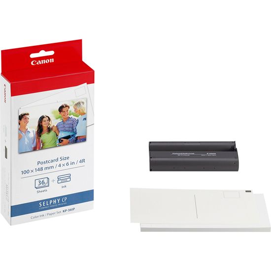 Canon (KP-36IP) Color Ink Cartridge (Includes 36 Sheets of 4" x 6" Glossy Photo Paper) 1