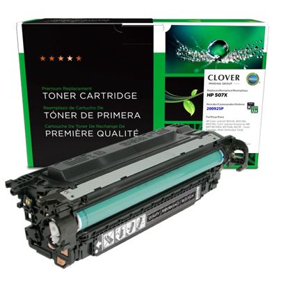 CIG Remanufactured Extended Yield Black Toner Cartridge (Alternative for HP CE400X 507X) (16000 Yield) 1