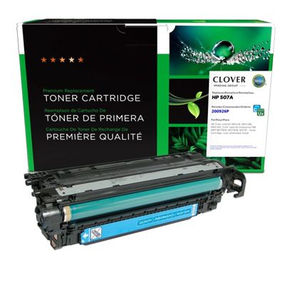 CIG Remanufactured Extended Yield Cyan Toner Cartridge (Alternative for HP CE401A 507A) (10500 Yield) 1