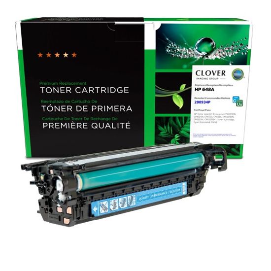 CIG Remanufactured Cyan Extended Yield Toner Cartridge (Alternative for HP CE261A(J) 648A) (14500 Yield) 1