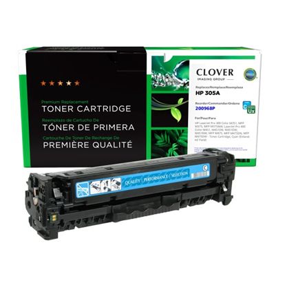 CIG Remanufactured Cyan Extended Yield Toner Cartridge (Alternative for HP CE411A(J) 305A) (3200 Yield) 1