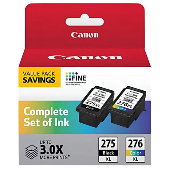 Canon (PG-275 XL / CL-276 XL) Ink Cartridge Value Pack 1