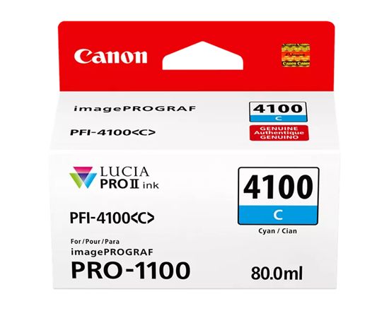 Canon (PFI-4100) Cyan Ink Tank (80mL) 1