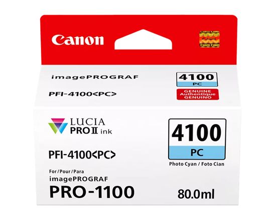 Canon (PFI-4100) Photo Cyan Ink Tank (80mL) 1