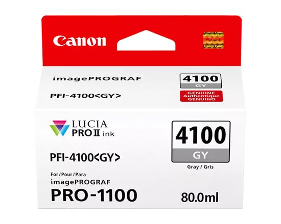 Canon (PFI-4100) Gray Ink Tank (80mL) 1
