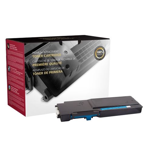 CIG Remanufactured High Yield Cyan Toner Cartridge (Alternative for Dell 593-BBBT 488NH 593-BBBN TXM5D) (4000 Yield) 1