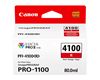 Canon (PFI-4100) Red Ink Tank (80mL) 1