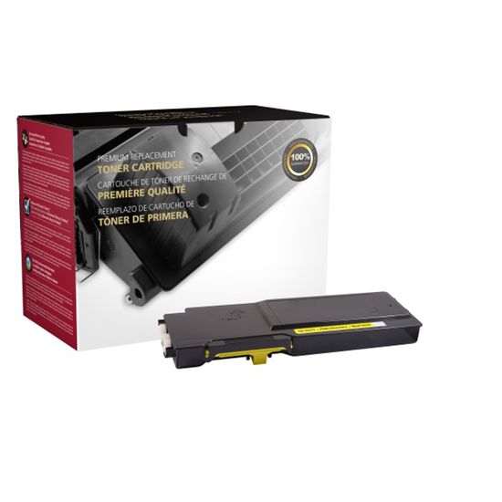 CIG Remanufactured High Yield Yellow Toner Cartridge (Alternative for Dell 593-BBBR YR3W3 593-BBBO RP5V1) (4000 Yield) 1
