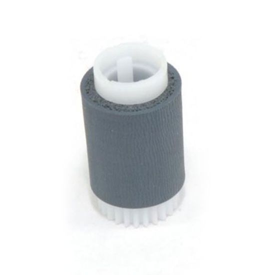 HP Pickup Roller (Gray Spongy Rubber Roller on a White Cylinder & 24 Tooth White Gear on One Side) 1