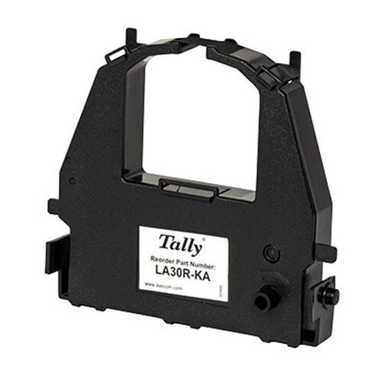 TallyGenicom Black Fabric Ribbon Cartridge (2M Characters) 1
