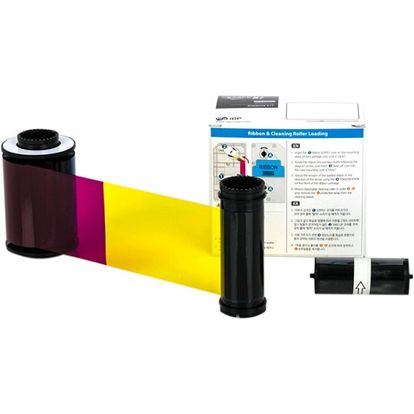 IDP YMCK Color Ribbon and Retransfer Film Kit 500 Images 1