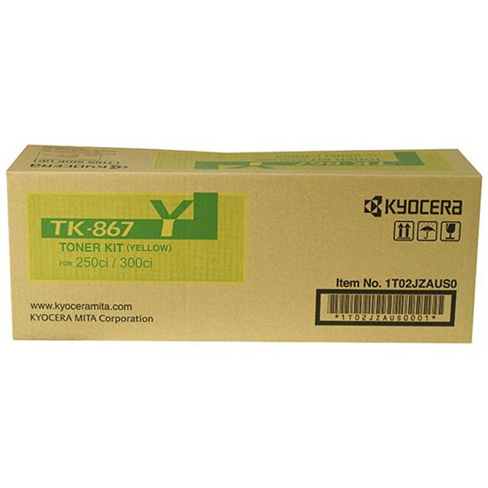 Kyocera (TK-867Y) Yellow Toner Cartridge (12000 Yield) 1