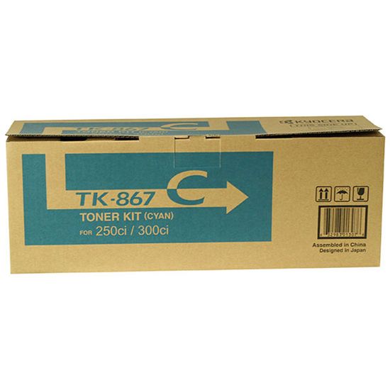 Kyocera (TK-867C) Cyan Toner Cartridge (12000 Yield) 1