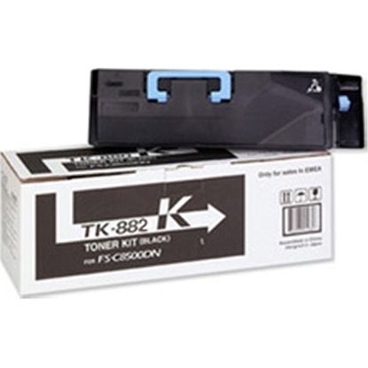 Kyocera (TK-882K) Black Toner Cartridge (25000 Yield) 1