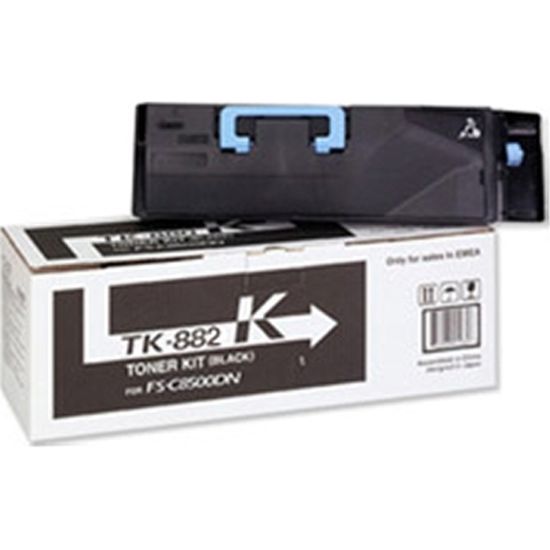 Kyocera (TK-882K) Black Toner Cartridge (25000 Yield) 1