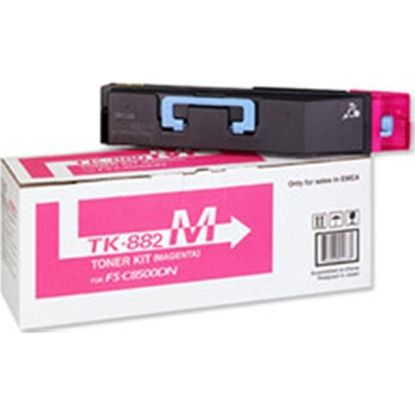 Kyocera (TK-882M) Magenta Toner Cartridge (18000 Yield) 1