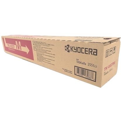 Kyocera (TK-8327M) Magenta Toner Cartridge + Waste Toner Container (12000 Yield) 1