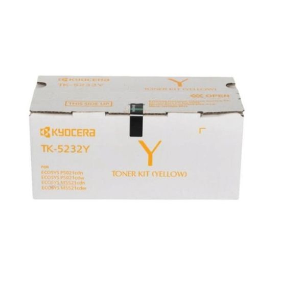 Kyocera (TK-5232Y) Yellow Toner Cartridge (2200 Yield) 1