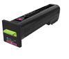 Lexmark Extra High Yield Magenta Return Program Toner Cartridge (22000 Yield) 1