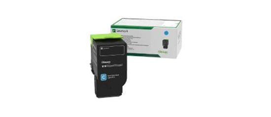 Lexmark Extra High Yield Cyan Return Program Toner Cartridge (5000 Yield) 1