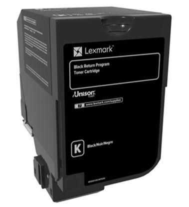 Lexmark Black Return Program Toner Cartridge for US Government (3000 Yield) (TAA Compliant Version of 74C10K0) 1