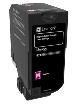 Lexmark Magenta Return Program Toner Cartridge for US Government (3000 Yield) (TAA Compliant Version of 74C10M0) 1