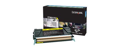 Lexmark Yellow Return Program Toner Cartridge (7000 Yield) 1