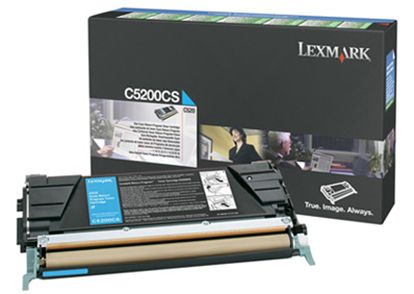 Lexmark Cyan Return Program Toner Cartridge (1500 Yield) 1
