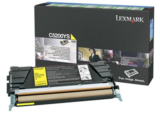 Lexmark Yellow Return Program Toner Cartridge (1500 Yield) 1