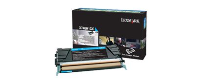 Lexmark High Yield Cyan Return Program Toner Cartridge (10000 Yield) 1