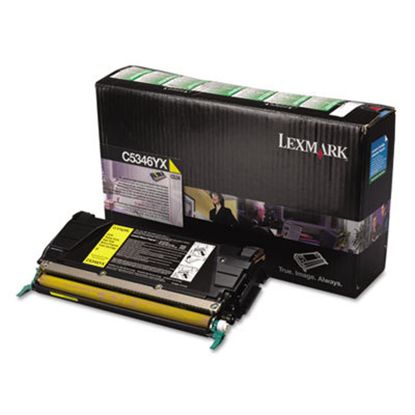 Lexmark Extra High Yield Yellow Return Program Toner Cartridge for US Government (7000 Yield) (TAA Compliant Version of C5342YX) 1