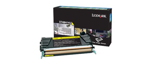 Lexmark High Yield Yellow Return Program Toner Cartridge (10000 Yield) 1