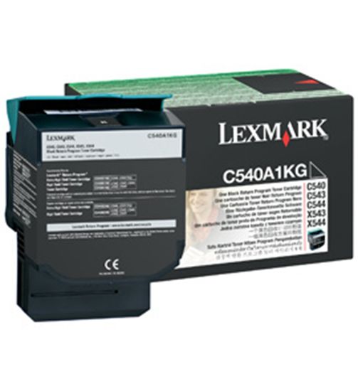 Lexmark Black Return Program Toner Cartridge (1000 Yield) 1